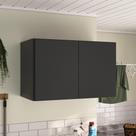 Armário de Lavanderia Aéreo Multiuso 2 Portas Multimóveis MP5040