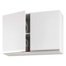 Armário de Parede Área de Serviço e Lavanderia 80cm com 02 Portas 100% MDF Branco - Abmaza Armário de Parede Área de Serviço e Lavanderia 80cm com 02 Portas 100% MDF Branco - Abmaza