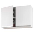 Armário De Parede área De Serviço E Lavanderia 80cm Com 02 Portas 100% Mdf Branco - Abmaza