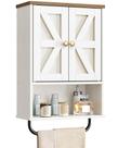 Armário de parede CHOEZON Bathroom Medicine White/Walnut
