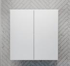 Armário de Parede Módulo Aéreo Cozinha Organizador Quarto Multiuso Lavanderia Supenso Superior Embutido 2 Portas EJ Branco