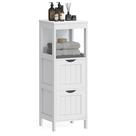 Armário de piso de banheiro VASAGLE Multifuncional Branco UBBC42WT