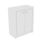 Armário Escritório 2 Portas 60x74,5x31,5 cm Branco