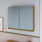 Armário Espelheira para Banheiro 100% MDF com 2 Portas Lívia Yescasa Marrom/Freijo/Moscatel/Urbi Armário Espelheira para Banheiro 100% MDF com 2 Portas Lívia Yescasa Marrom/Freijo/Moscatel/Urbi