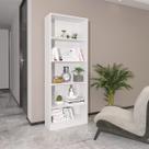 Armário Estante Escritório Multiuso 60 cm Multimóveis CR25039 Branco Armário Estante Escritório Multiuso 60 cm Multimóveis CR25039 Branco