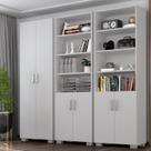 Armário Estante Multiuso Office Livreiro com 6 Portas 181,5cm Branco
