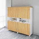 Armário Estante para Escritório com 8 Portas de Abrir e 2 Nichos F5 Office Armário Estante para Escritório com 8 Portas de Abrir e 2 Nichos F5 Office