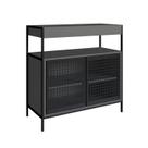 Armário Gabinete de Banheiro 80cm Estilo Industrial com 2 Portas P1038 sem Cuba
