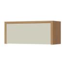 Armario geladeira 1 porta bascula condessa 80cm 100% mdf - carvalho-greige - nesher Armario geladeira 1 porta bascula condessa 80cm 100% mdf - carvalho-greige - nesher
