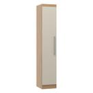 Armário Guarda Roupa Modulado Vertical 1 Porta 218cm Carvalho