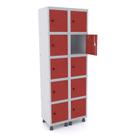 Armário Guarda Volume Locker Roupeiro 10 Portas Aço GRP 502/10
