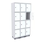 Armário Guarda Volume Locker Roupeiro 12 Portas Aço GRP 503/12