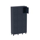 Armário Guarda Volume Locker Roupeiro 12 Portas Aço GRP 503/12