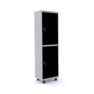 Armário Guarda Volume Locker Roupeiro 2 Portas Aço 50cmx193cm