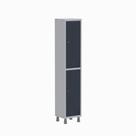 Armário Guarda Volume Locker Roupeiro de Aço 1 Vão 2 Portas GR301/2 Light Cinza e Preto Armário Guarda Volume Locker Roupeiro de Aço 1 Vão 2 Portas GR301/2 Light Cinza e Preto