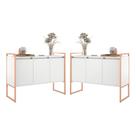 Armario Industrial 3 Portas Balso Conjunto 2 Peças