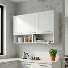 Armário Itália 3 Portas 2 Nichos Cozinha Lavanderia Area de Serviço Escritório Armário Itália 3 Portas 2 Nichos Cozinha Lavanderia Area de Serviço Escritório