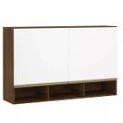 Armário Jade para Cozinha 120 cm 2 Portas com Nicho Luciane