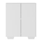 Armário Lavanderia Com 2 Portas Multimóveis Branco Armário Lavanderia Com 2 Portas Multimóveis Branco