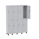 Armário Locker Guarda-Volume 8 Portas Aço Grp 504/8 Armário Locker Guarda-Volume 8 Portas Aço Grp 504/8