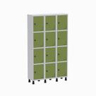 Armário Locker Guarda Volume Aço Light 12 Portas 103,5x179,5cm