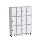 Armário Locker Guarda Volume Aço Light 12 Portas 138x179,5cm Armário Locker Guarda Volume Aço Light 12 Portas 138x179,5cm