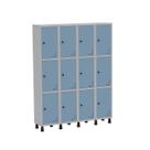 Armário Locker Guarda Volume Aço Light 12 portas 138x179,5cm Armário Locker Guarda Volume Aço Light 12 portas 138x179,5cm