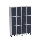 Armário Locker Guarda Volume Aço Light 12 Portas 138x179,5cm
