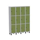 Armário Locker Guarda Volume Aço Light 12 Portas 138x179,5cm