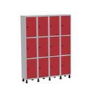 Armário Locker Guarda Volume Aço Light 12 Portas 138x179,5cm