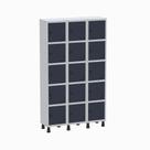 Armário Locker Guarda Volume Aço Light 15 Portas 103,5x179,5cm Armário Locker Guarda Volume Aço Light 15 Portas 103,5x179,5cm