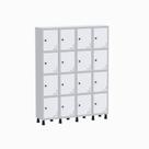 Armário Locker Guarda Volume Aço Light 16 Portas 138x179,5cm