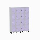 Armário Locker Guarda Volume Aço Light 16 Portas 138x179,5cm