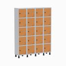 Armário Locker Guarda Volume Aço Light 20 Portas 138x179,5cm