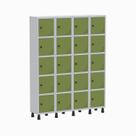Armário Locker Guarda Volume Aço Light 20 Portas 138x179,5cm