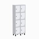 Armário Locker Guarda Volume Aço Light 8 portas 69x179,5cm Armário Locker Guarda Volume Aço Light 8 portas 69x179,5cm