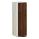 Armário Luciane 20cm 1 Prt Luci Legno Crema-nogueira Dourado Armário Luciane 20cm 1 Prt Luci Legno Crema-nogueira Dourado