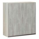 Armário Luciane 70cm 2 Portas Luci Legno Crema C/Concreto Armário Luciane 70cm 2 Portas Luci Legno Crema C/Concreto