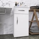 Armário Modulado Compacto Branco Solução Inteligente com Gaveta e Prateleiras para Otimizar Seu Espaço
