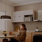 Armário Modular Aéreo Branco 1 Porta com Nicho para Microondas