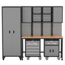 Armário modular para oficina cinza - 1205100653 (Cinza) Armário modular para oficina cinza - 1205100653 (Cinza)