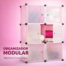 Armário Modular Porta Nicho Guarda Roupas Brinquedo 6 Portas Armário Modular Porta Nicho Guarda Roupas Brinquedo 6 Portas