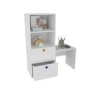 Armário Montessoriano Gaveteiro Com Mesa Rubi 100% Mdf