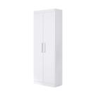 Armário Multiuso 02 Portas MDF Para Casa Branco Aramóveis