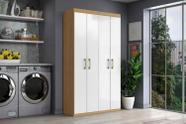 Armário Multiuso 04 Portas 102x182cm - Atacama/Off White Aramóveis