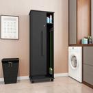 Armário Multiuso 1 porta com chave LAVANDERIA CARIBE PRETO Armário Multiuso 1 porta com chave LAVANDERIA CARIBE PRETO