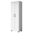 Armário Multiuso 2 Portas 2000191 Branco Tx com Pés Preto - Aramóveis