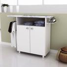 Armário Multiuso 2 Portas com Tábua de Passar TP3000 - Branco