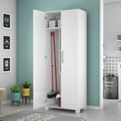 Armário Multiuso 2 Portas Lavanderia Nt 4015 2021 Branco/New Armário Multiuso 2 Portas Lavanderia Nt 4015 2021 Branco/New