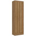 Armário Multiuso 2 Portas THB Space, 1,83 x 0,55 metros, Almendra